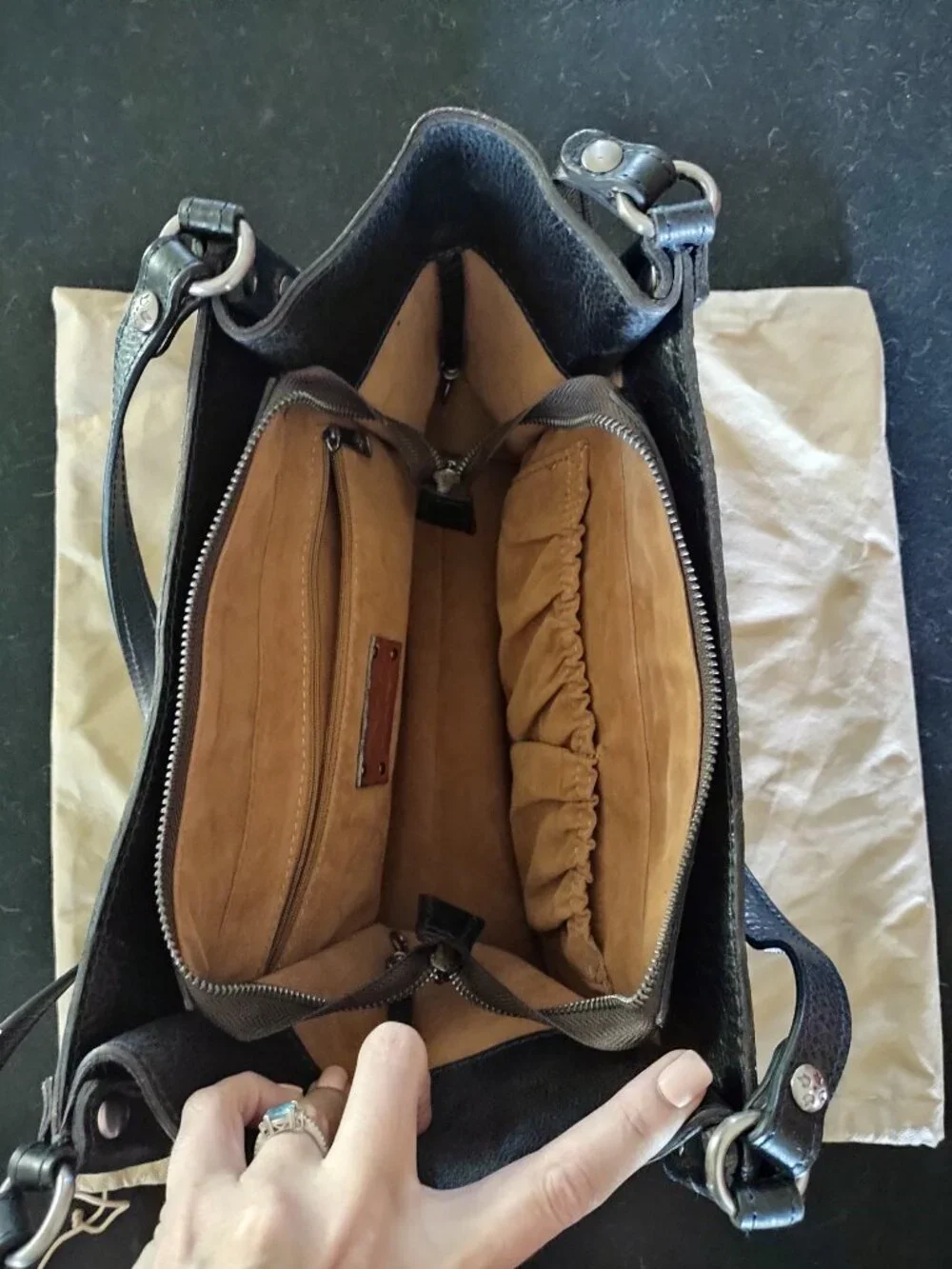Patricia Nash Satchel Bag w/Matching Wallet - NWOT!